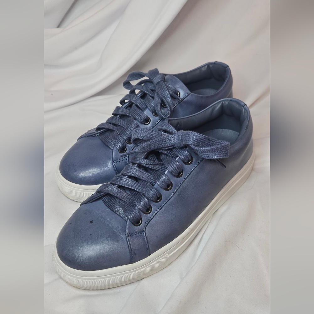 Thursday Boot Company Premier Low Top Casual Indigo Blue Leather Sneaker Women 6